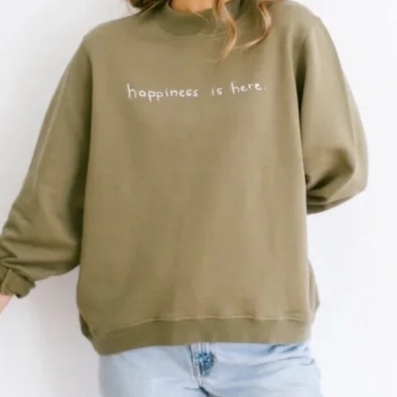 Kristen made happiness is here crew neck - Picture 3 of 6